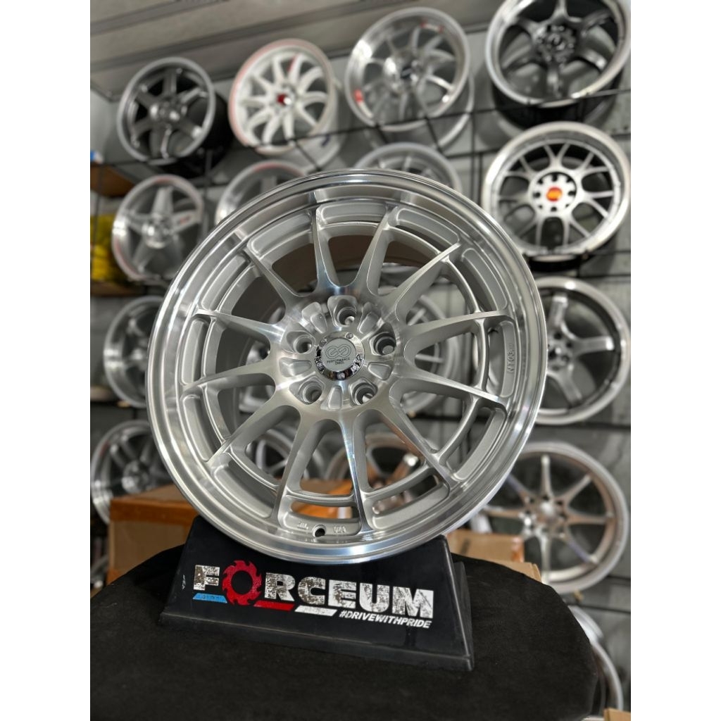 velg enkei spider r17 full polish pcd 5x114 kondisi baru