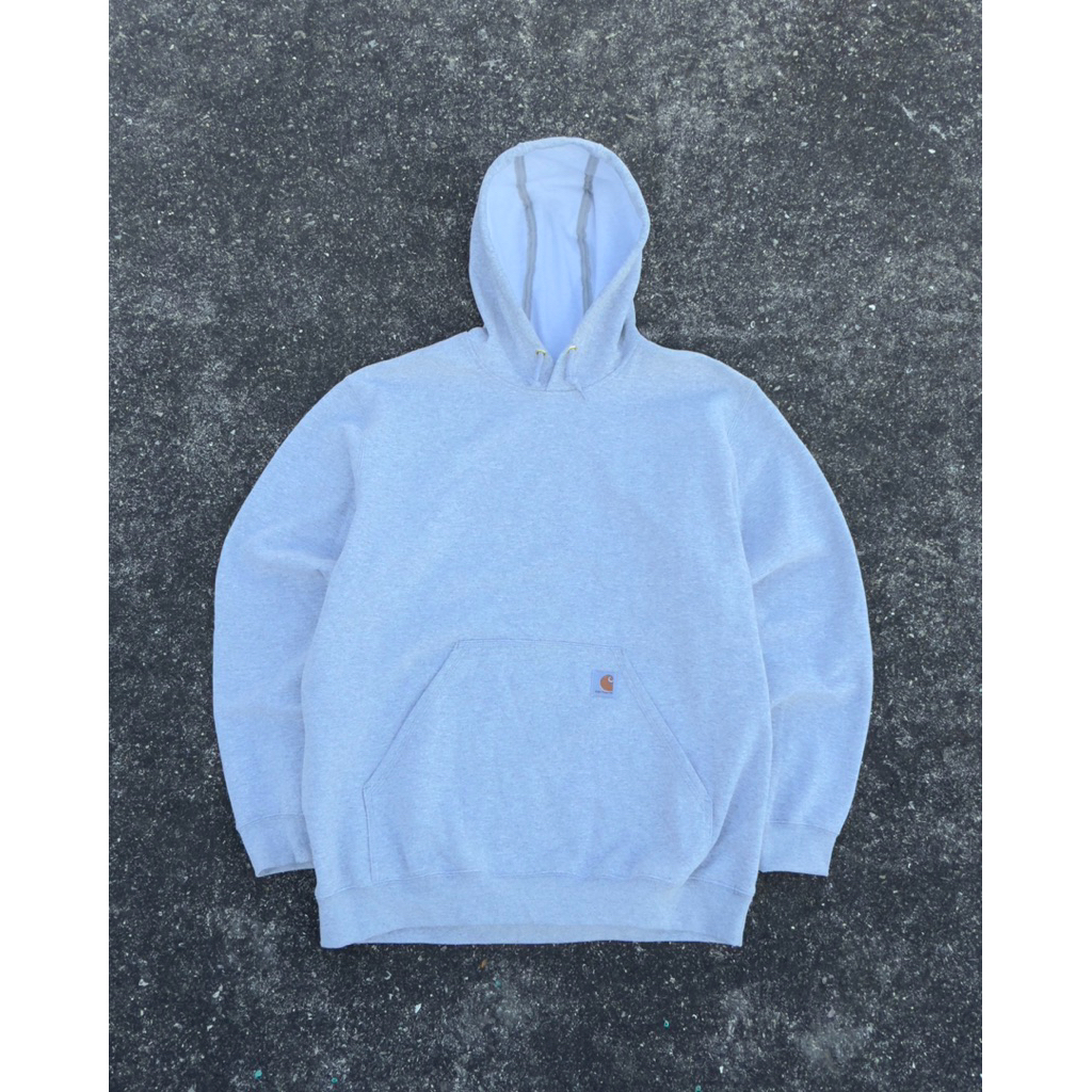 CARHARTT BASIC LOGO HOODIE GREY