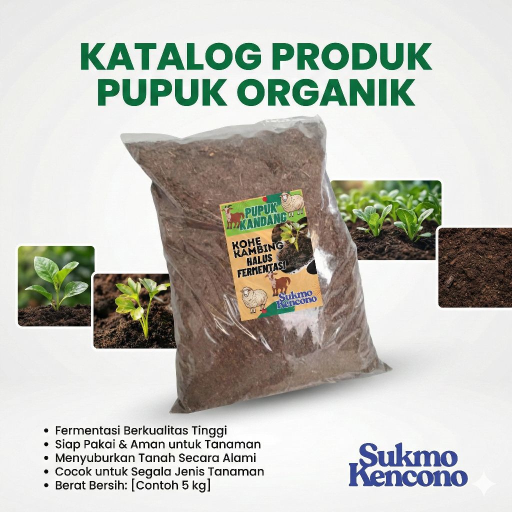 Pupuk Kompos Kohe Kambing Halus Fermentasi Pupuk Kandang Pupuk Organik Kohe Kambing Fermentasi Kohe 