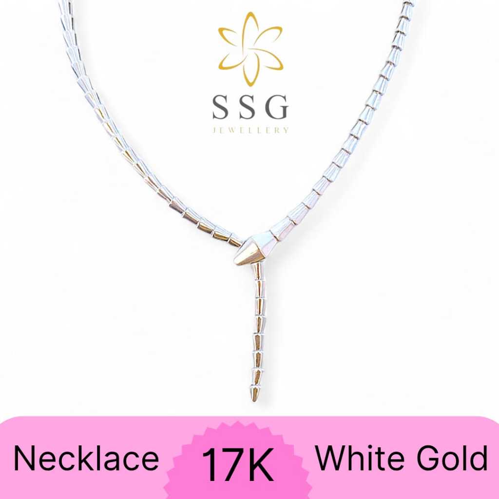 Kalung Serpenti White Gold / Emas Putih 17K - SSG JEWELLERY