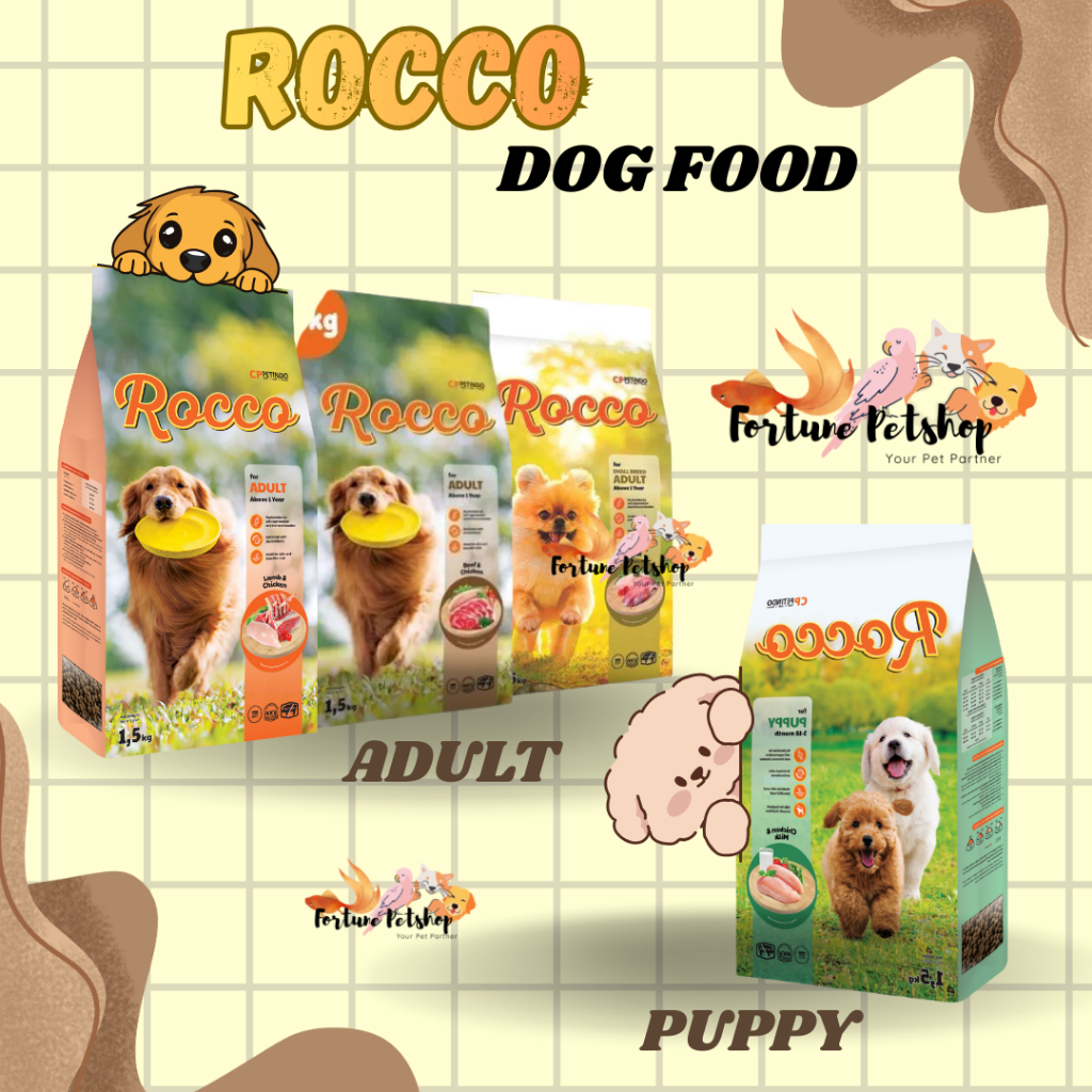 ROCCO ADULT DOG & PUPPY ALL VARIAN 1,5KG ROCCO DOG FOOD 1,5KG WET FOOD