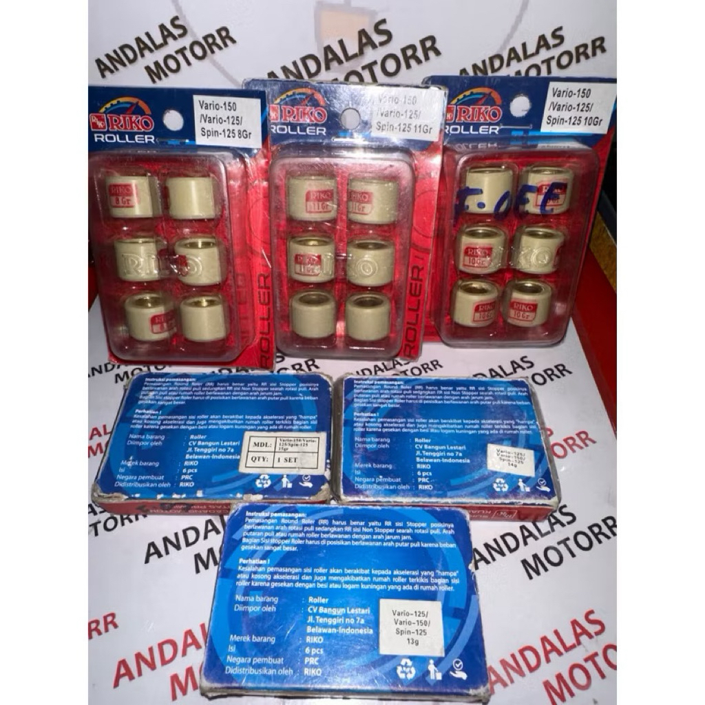 Roller ruller roler 8gr 9gr 10gr 12gr 11gr 13gr 14gr 15gr Spin Skywave Skydrive Hayate Vario 125 150