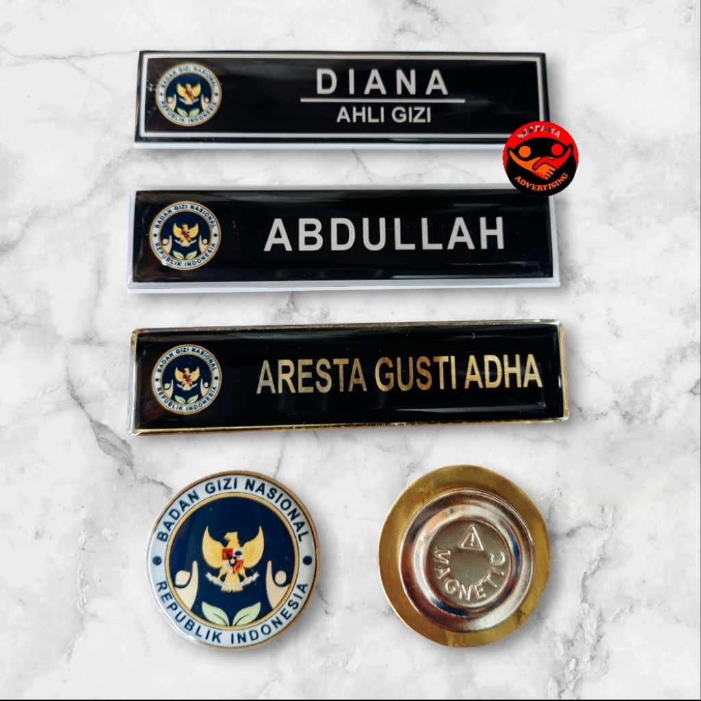 PapanNama Namadada Logo BGN + Pin BGN