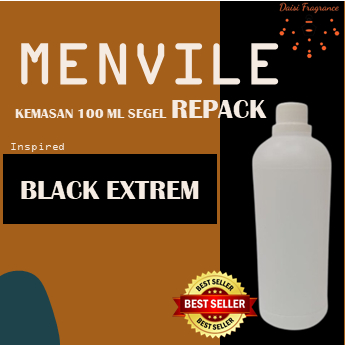 BIBIT PARFUM MURNI MENVILE BLACK EXTRIM 250 ML| BEST SELLER| PARFUM UNISEX