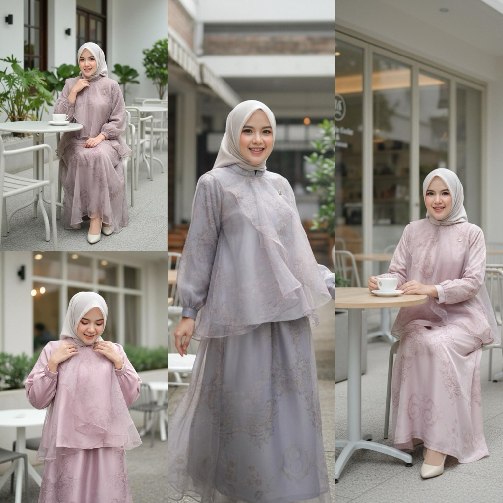 Azzahra series organza