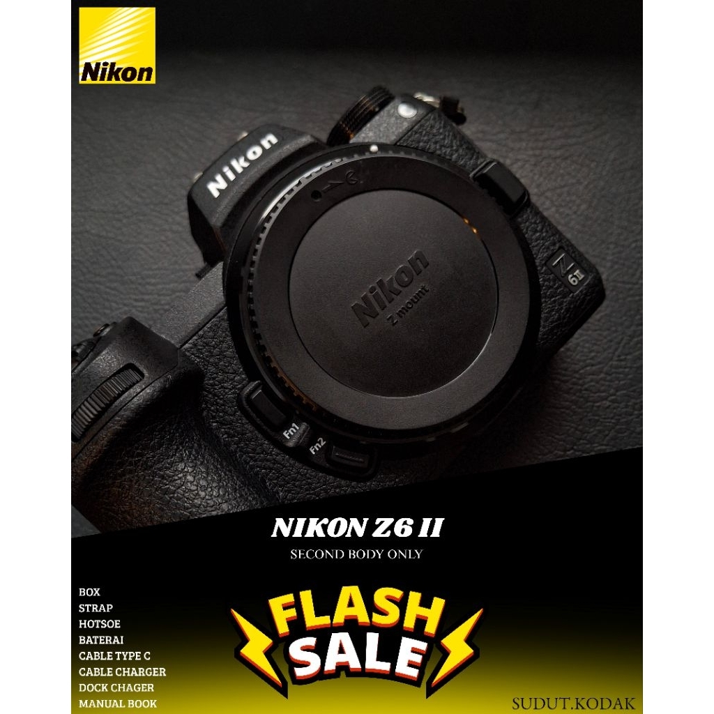 KAMERA NIKON Z6ii SECOND SC 1RB
