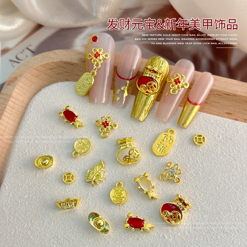 [KuuKuu] Hiasan Kuku Imlek - Nail Art Accessories Imlek - Aksesoris Kuku Sincia - Nail Charm Imlek