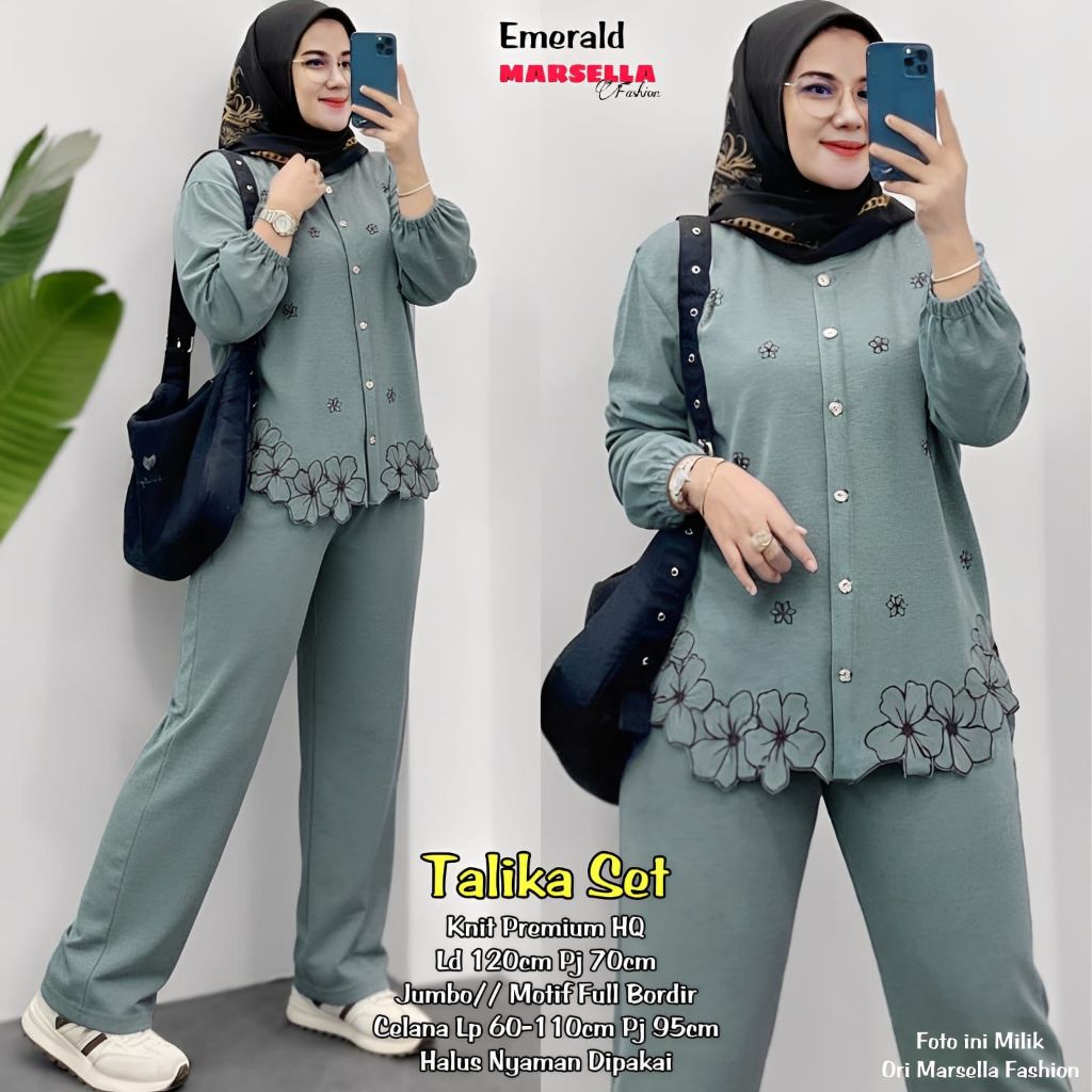 Setelan Terbaru Talika Setelan Original MARSELLA FASHION