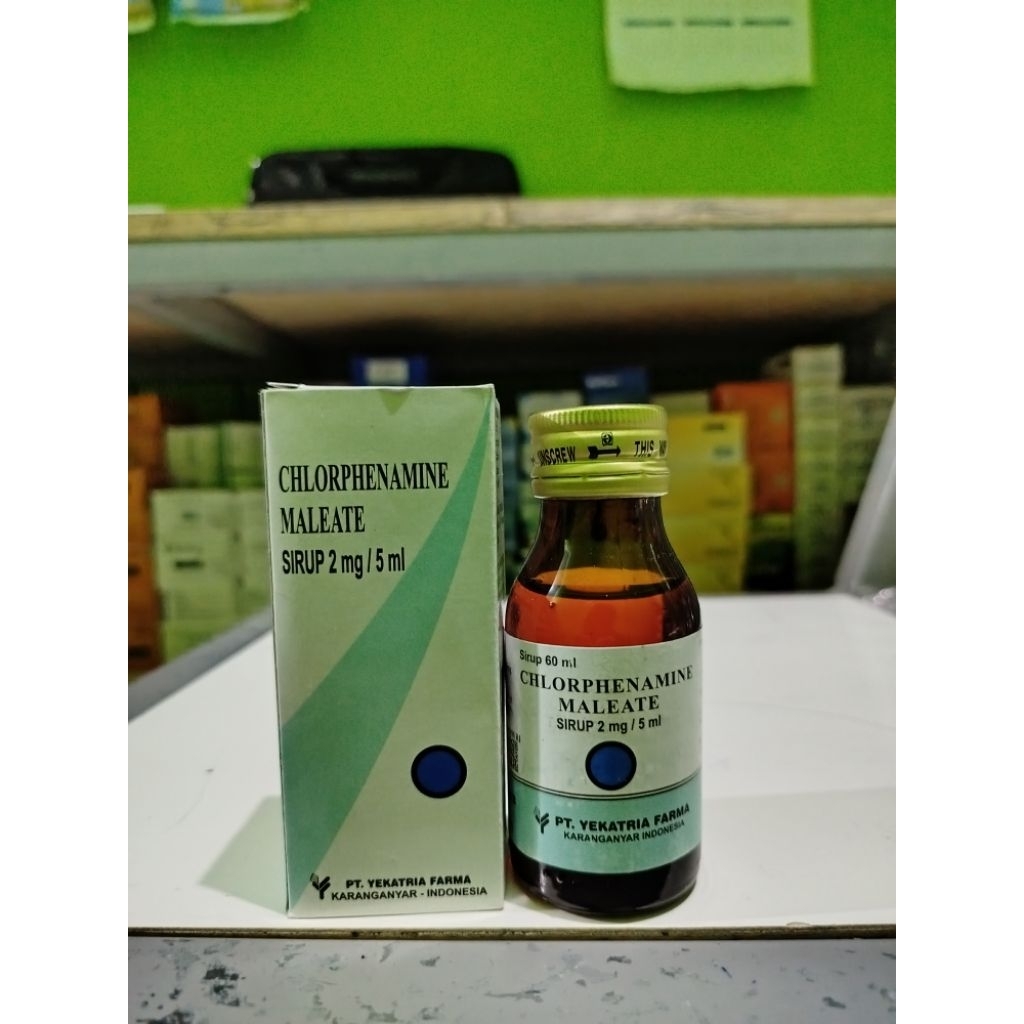 CTM Sirup 60mL ( Obat gatal karena alergi )