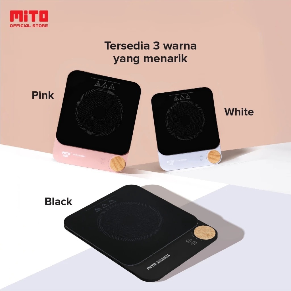 MITO IN100 Kompor Listrik Induksi Super Tipis With Overheat Protection - Nuansa Samarinda