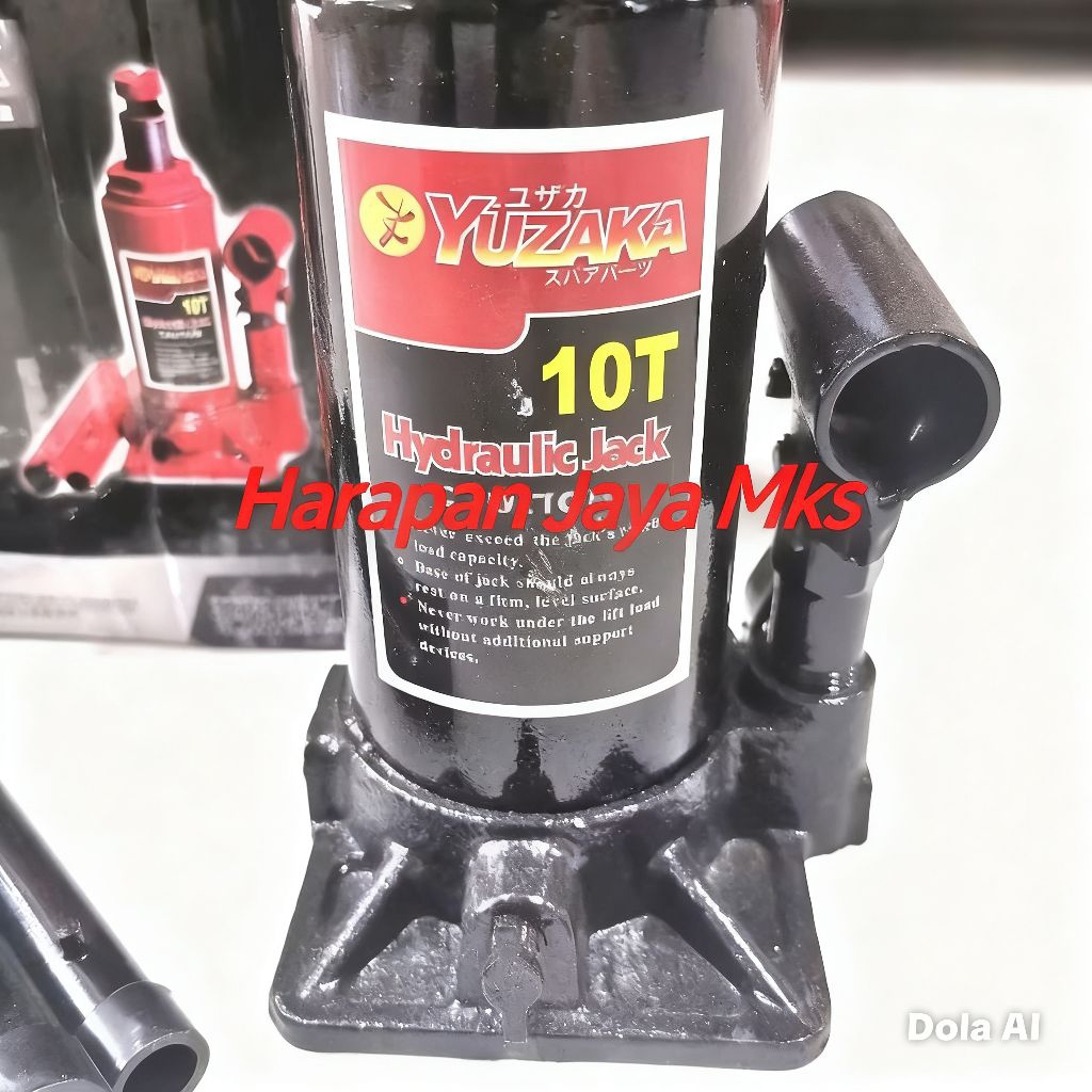 [1PC][10TON] Hydraulic Jack Dongkrak Botol Kapasitas 10TON - YUZAKA 10TON