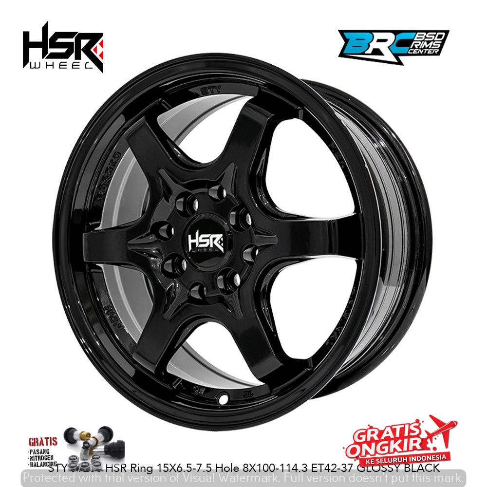 Velg mobil racing te37 ring 15 PNP MOBIL BRIO JAZZ YARIS SIGRA AVANZA LIVINA DLL HSR STY RING 15