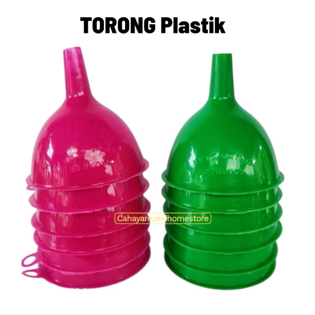 Corong minyak Plastik / Torong Air Kecil diameter 8 cm / Corong Jamu