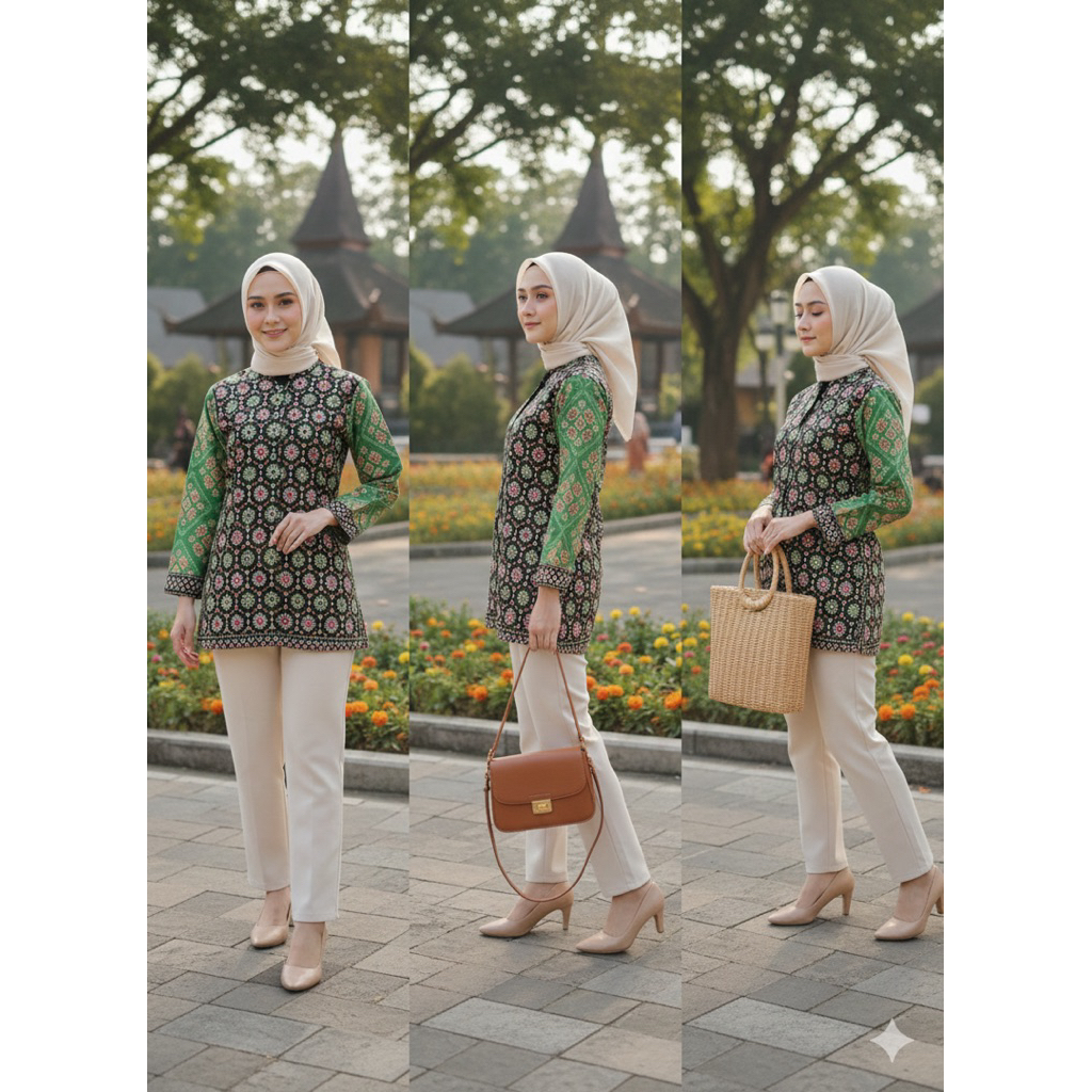 BLAZER WANITA BATIK MODERN
