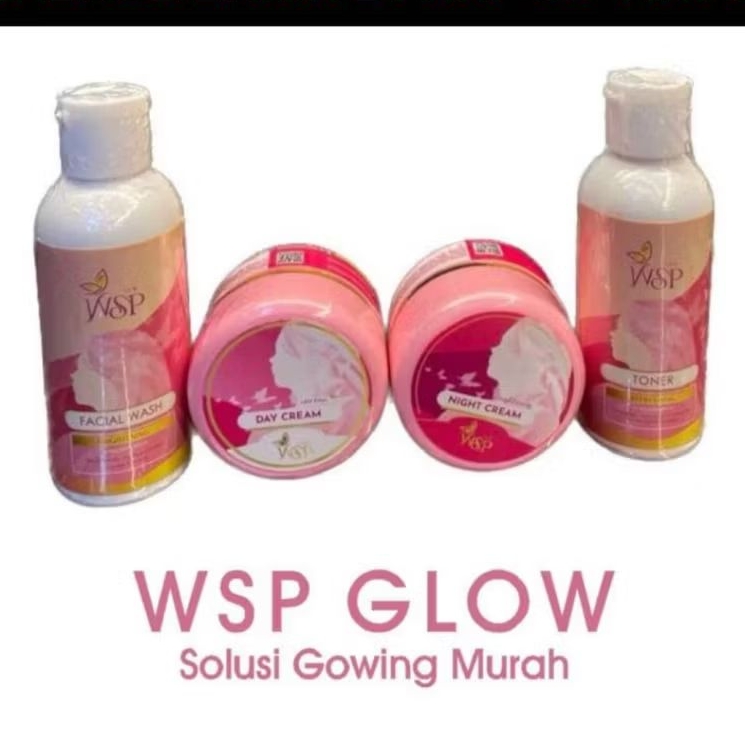 wsp glow/wsp glow skincare/skincare wsp glow original bpom