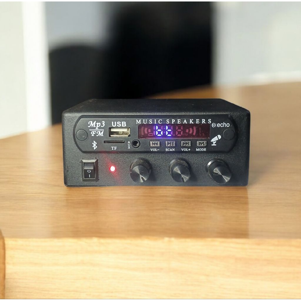 amplifier bluetooth 80 watt stereo  Black SUPER BASS