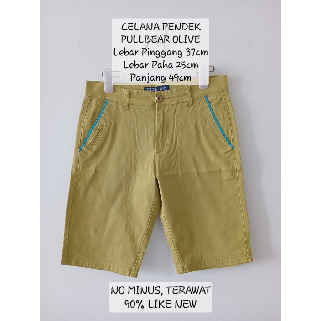 CELANA PENDEK KATUN STRETCH PRIA / CELANA PENDEK PRIA BRANDED
