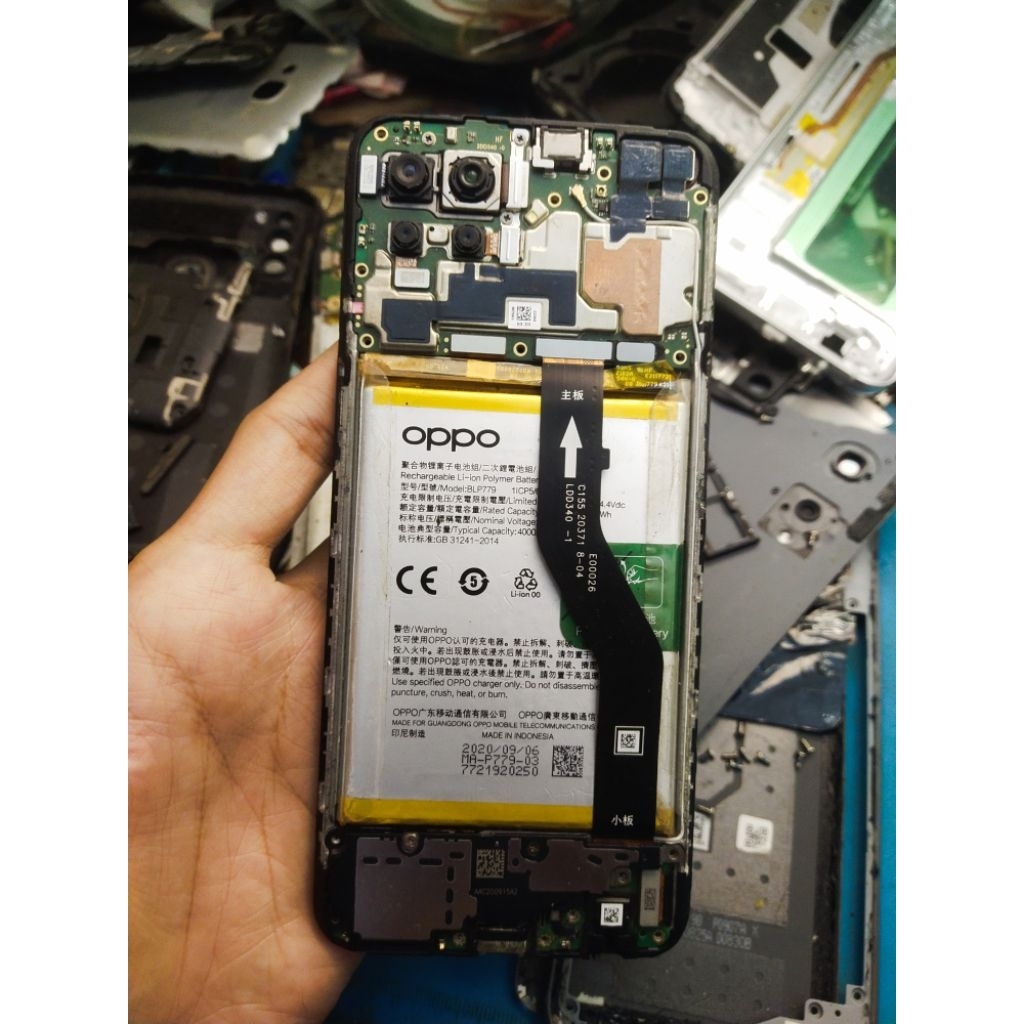 Oppo reno 4f ram 8/128 Minus Lcd ( Mesin Segel )