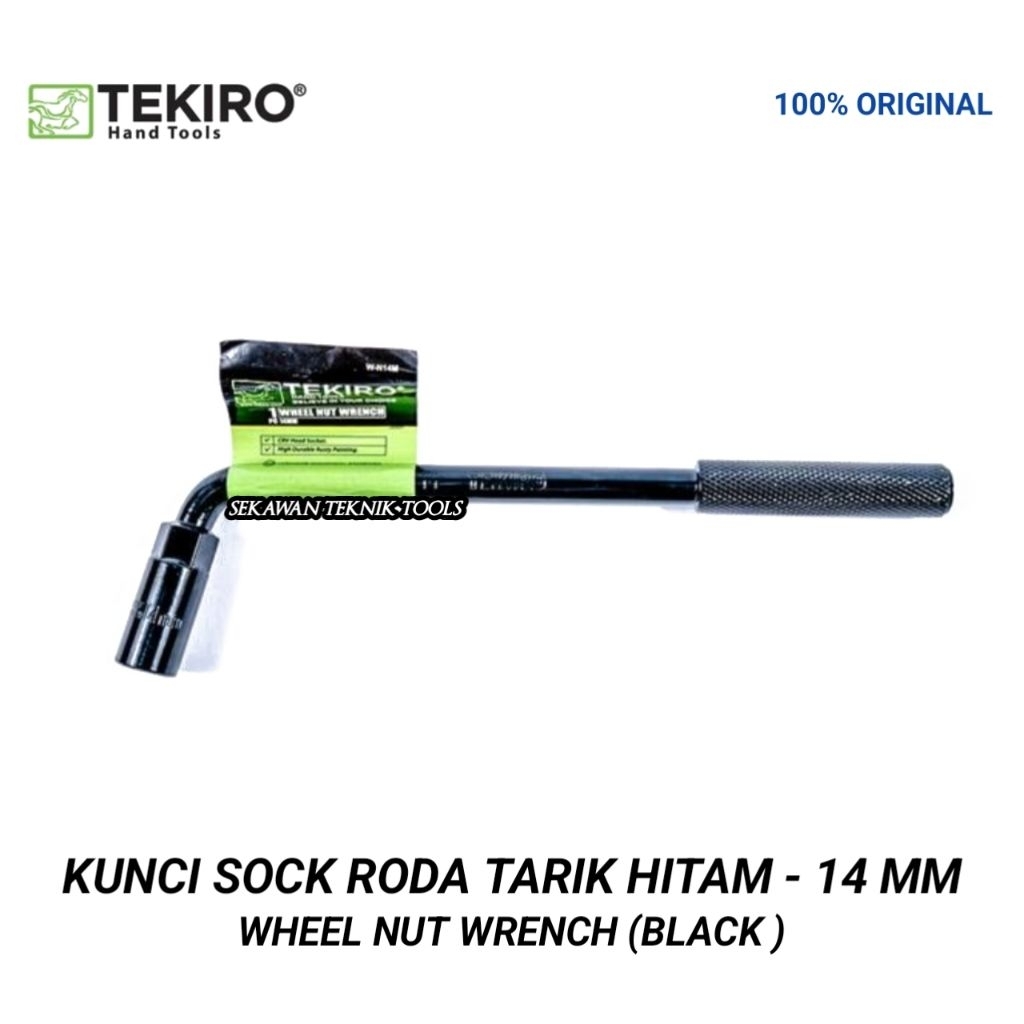Tekiro Kunci Shock Roda Tarik Hitam Ukuran 14 mm / Kunci Roda Original