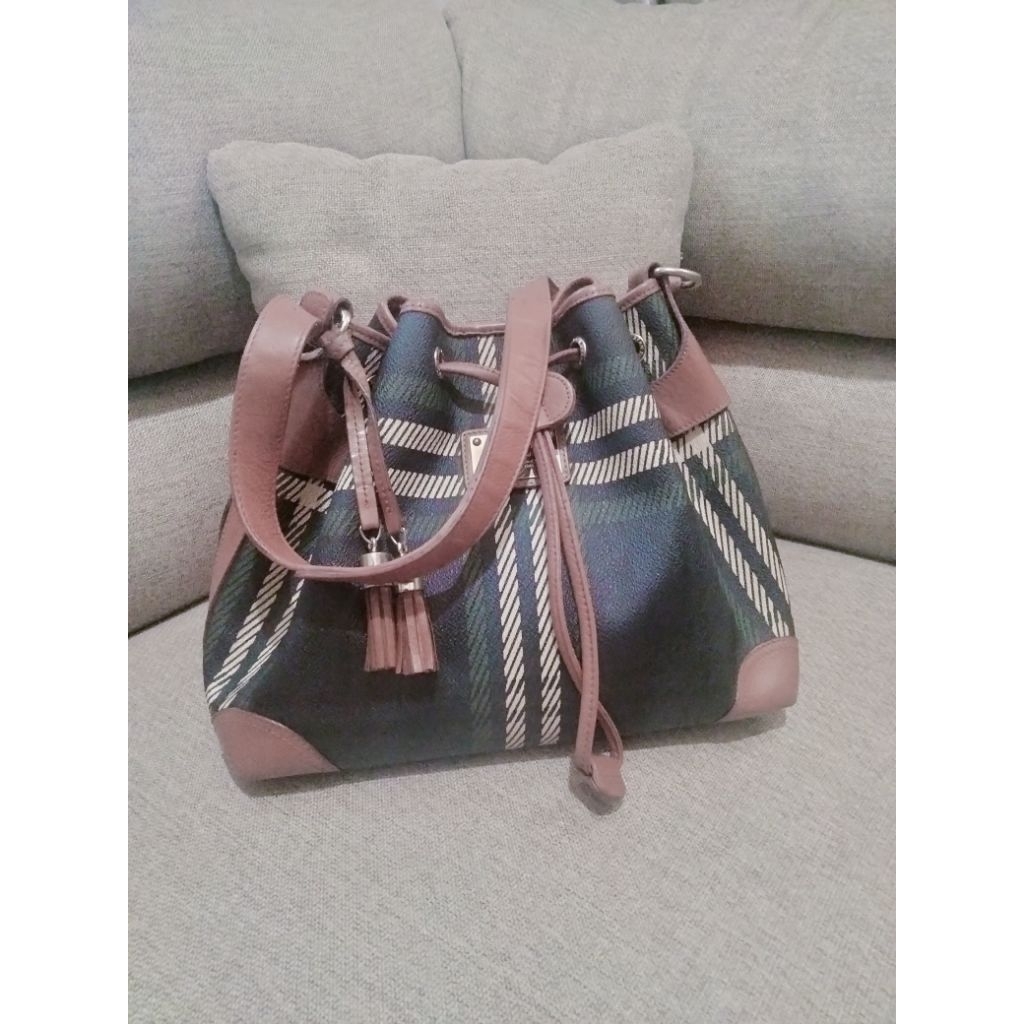 BEANPOLE tas serut kulit asli