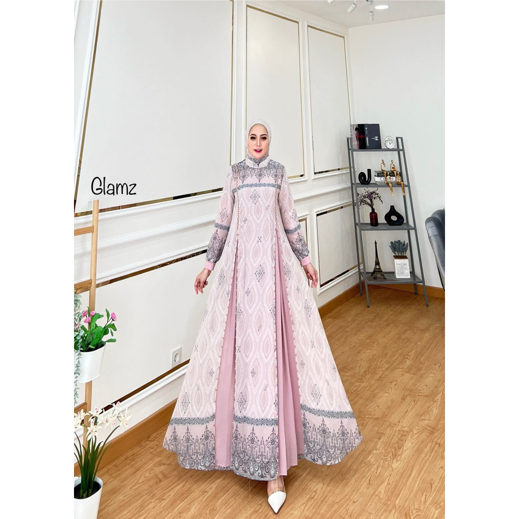Aiza 5 Glamz gamis dress longdress ori
