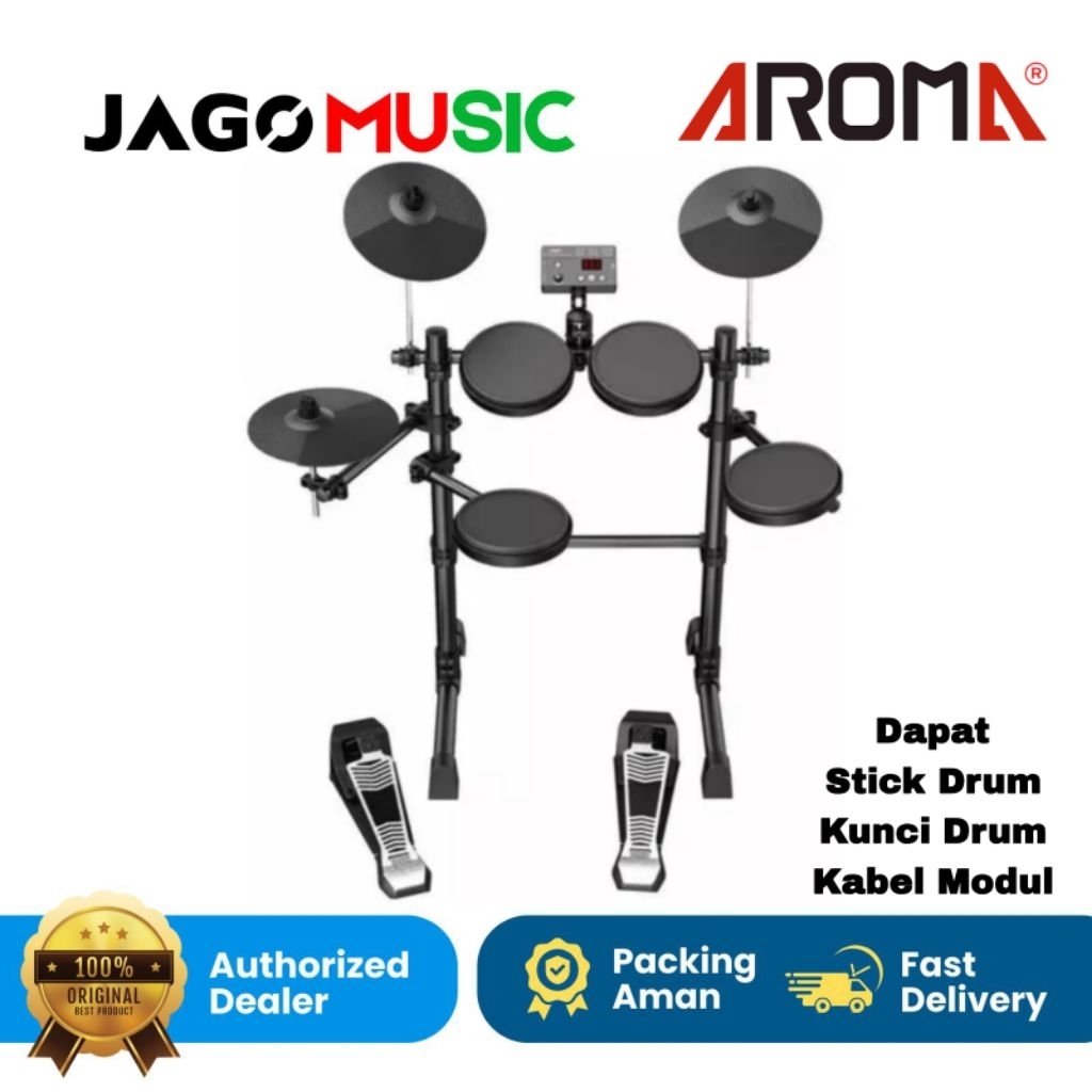 Electric Drum Elektrik Aroma TDX15 Drum Aroma TDX 15 Original