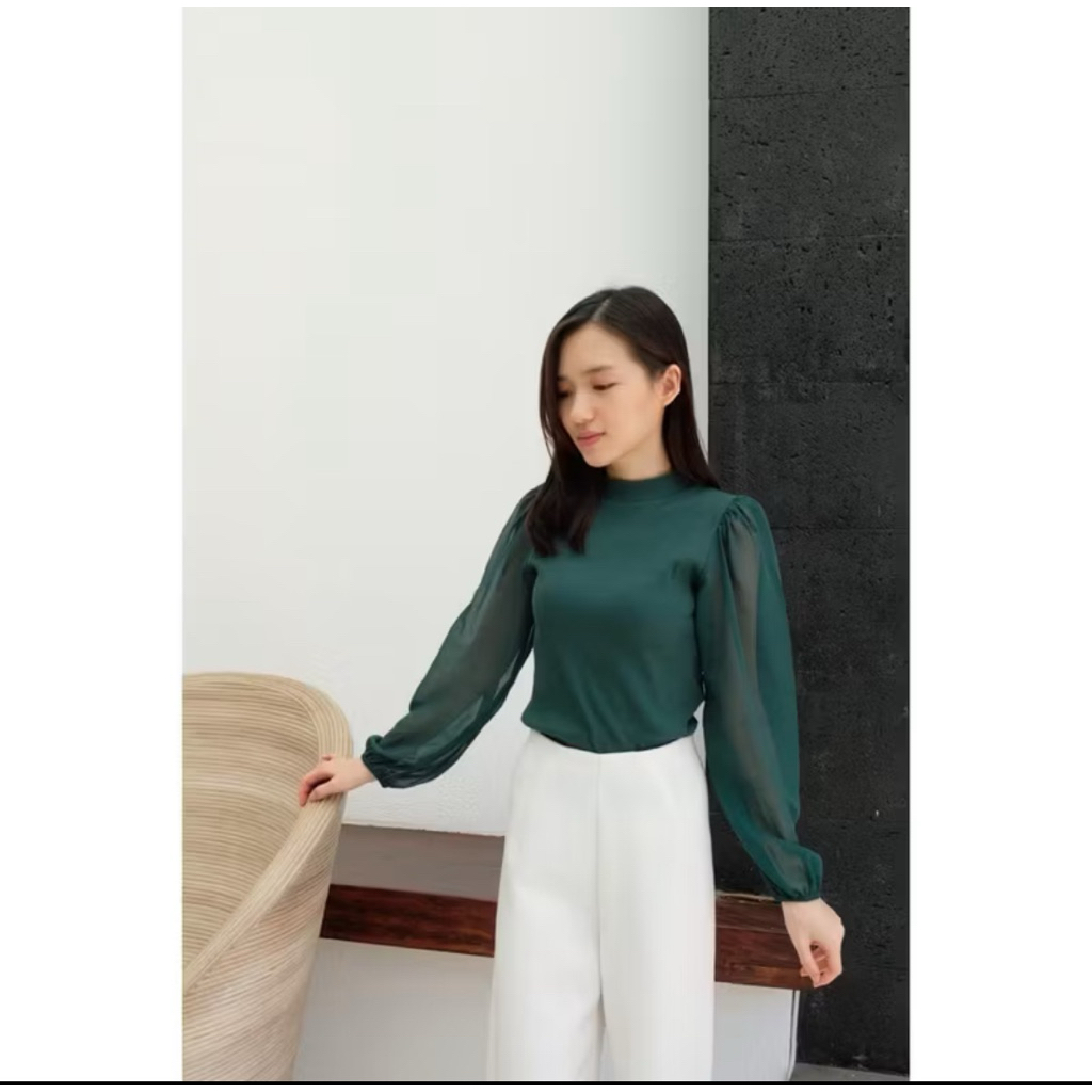 Top korea tangan chiffon