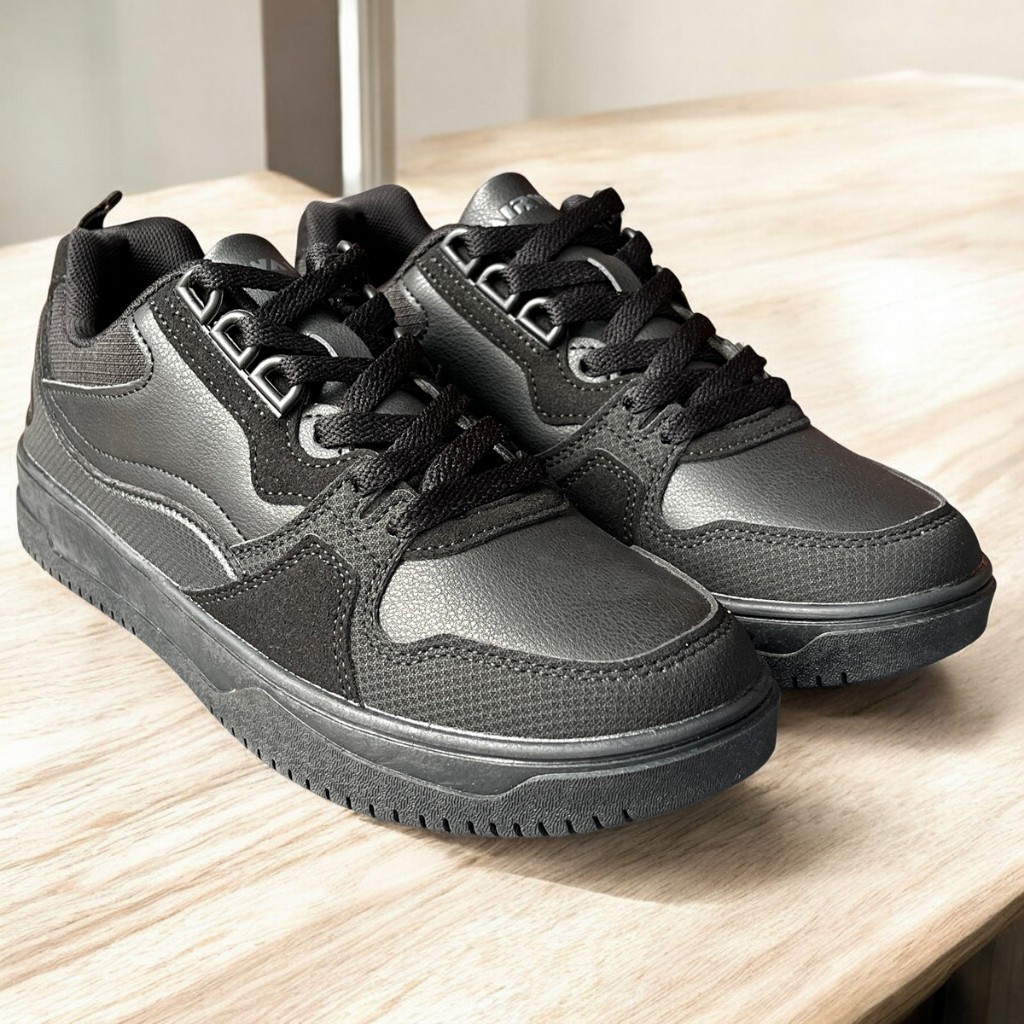 Airwalk Hitam Sekolah Sepatu Sneaker Pria ORIGINAL