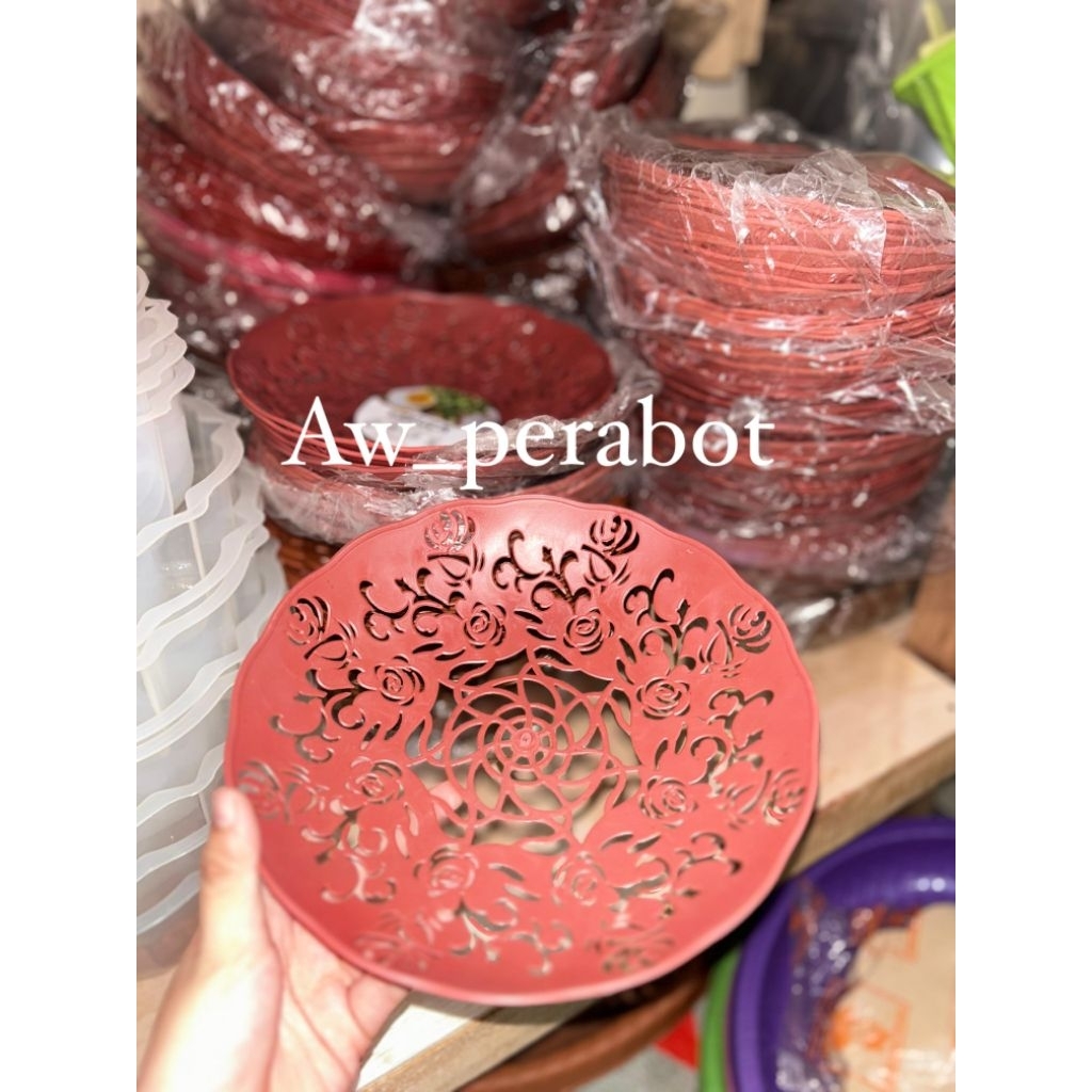 Piring Jikin plastik// piring jikin zaman now isi 12 buah/per 1 lusin
