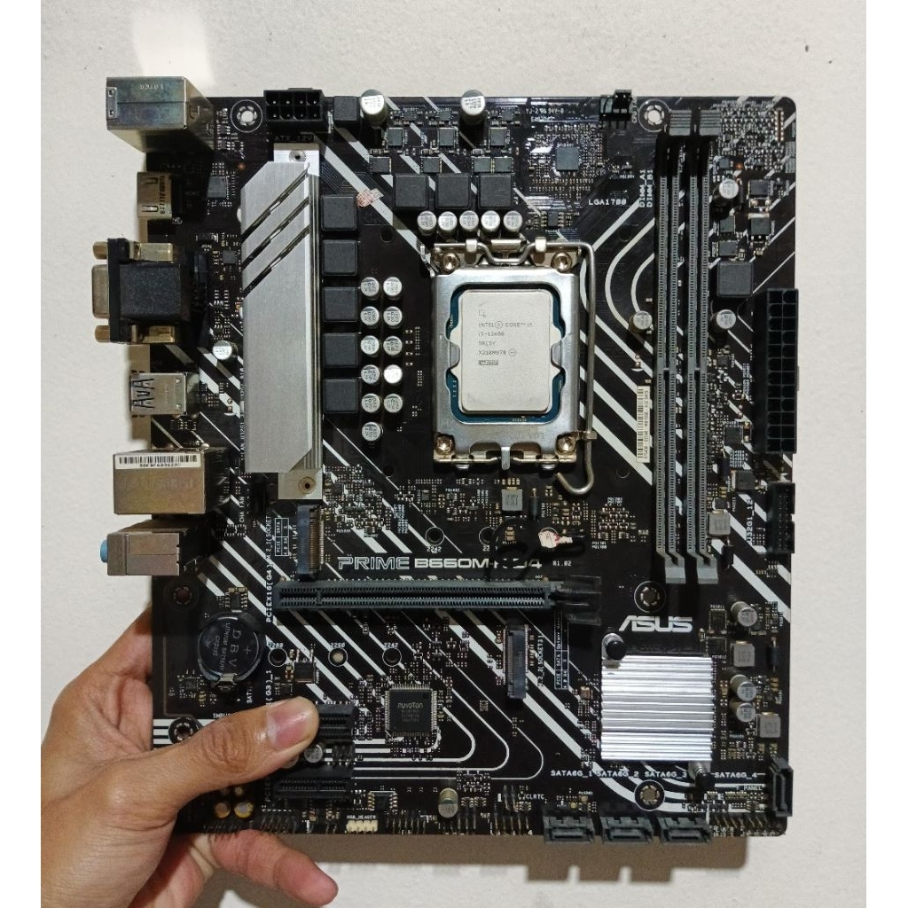 I3 12100F + ASUS PRIME B660M-K DDR4