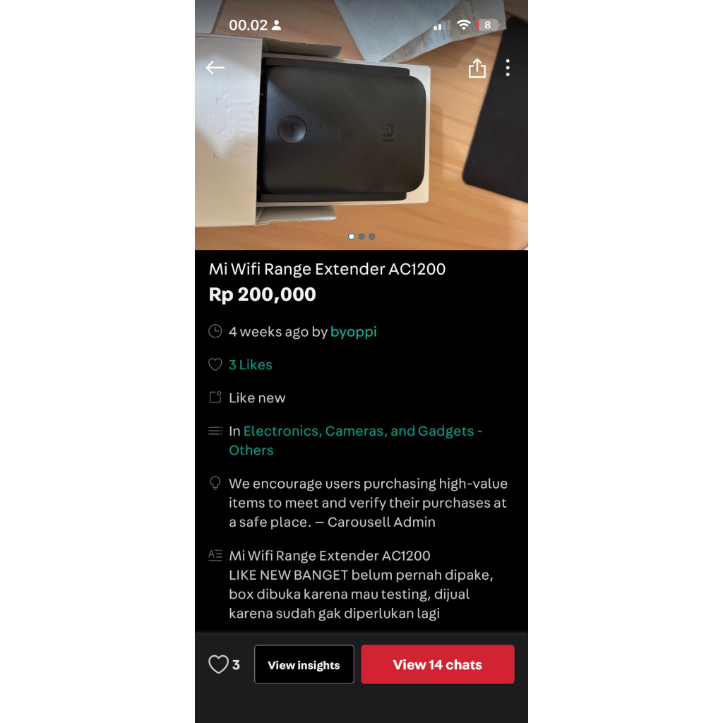 Mi Wifi Range Extender AC1200