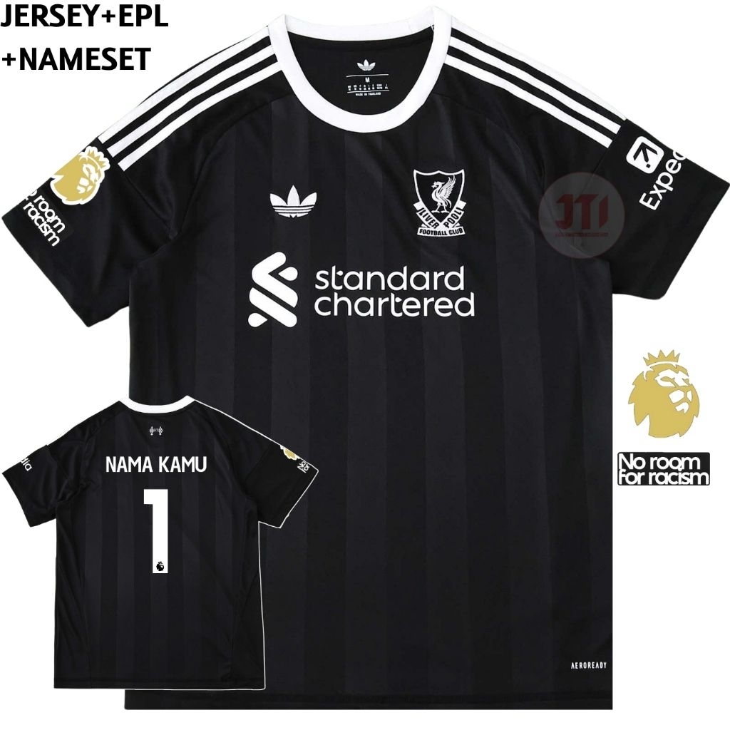 Jersey Liverpool GK 2025 2026 - Jersey Kiper Liverpool Grade Original