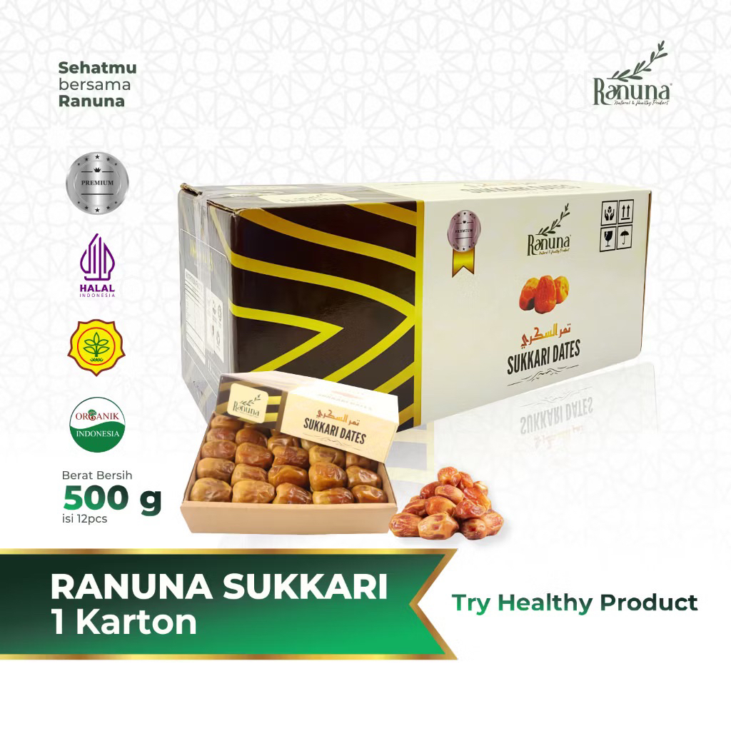 Ranuna Sukari 500 Gram 1 Karton @12 Pcs | Sukari Ranuna 500 Gram | Sukari 500 Gram