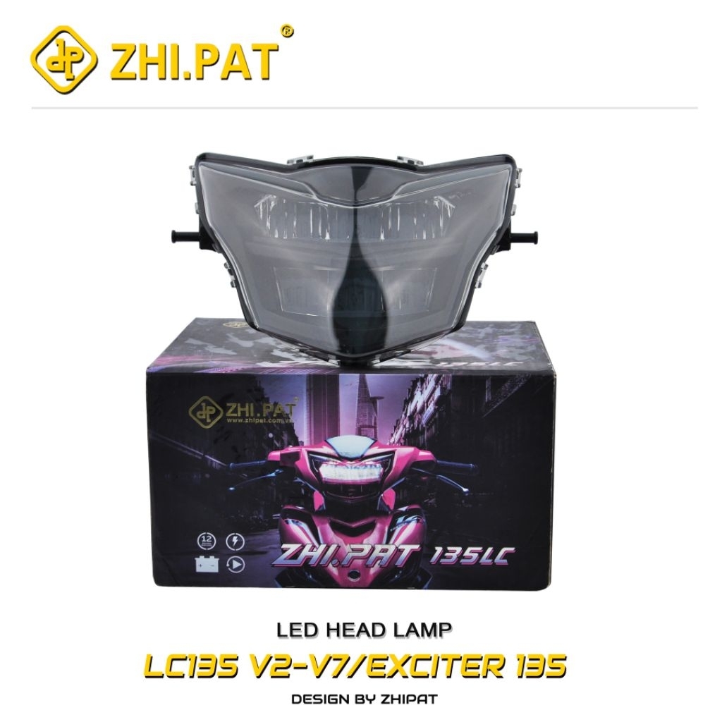 ZHIPAT Modifikasi Lampu Depan LED Jupiter MX 135 LC New Jupiter MX 2011-2015 ZP-HL-149 EXCITER 135