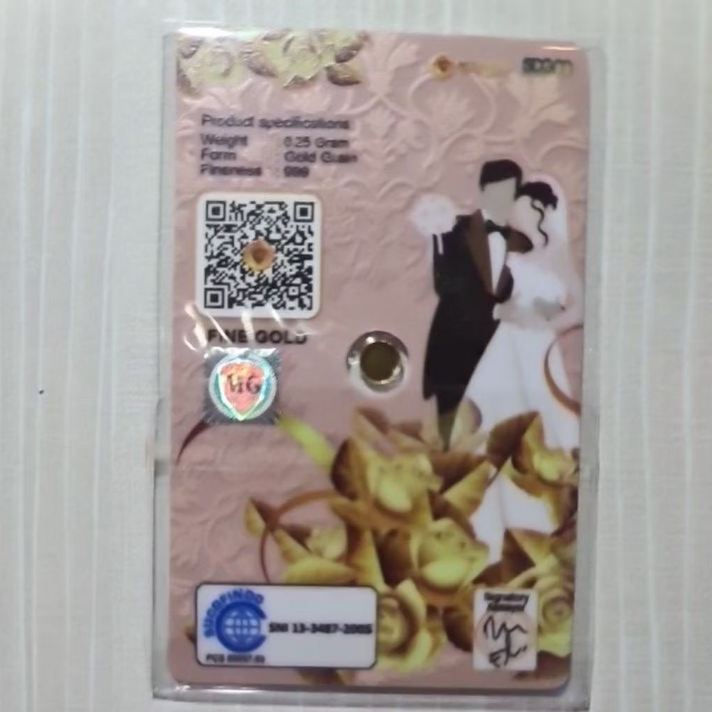 LM Mini Gold Series Happy Wedding 0.25 gr