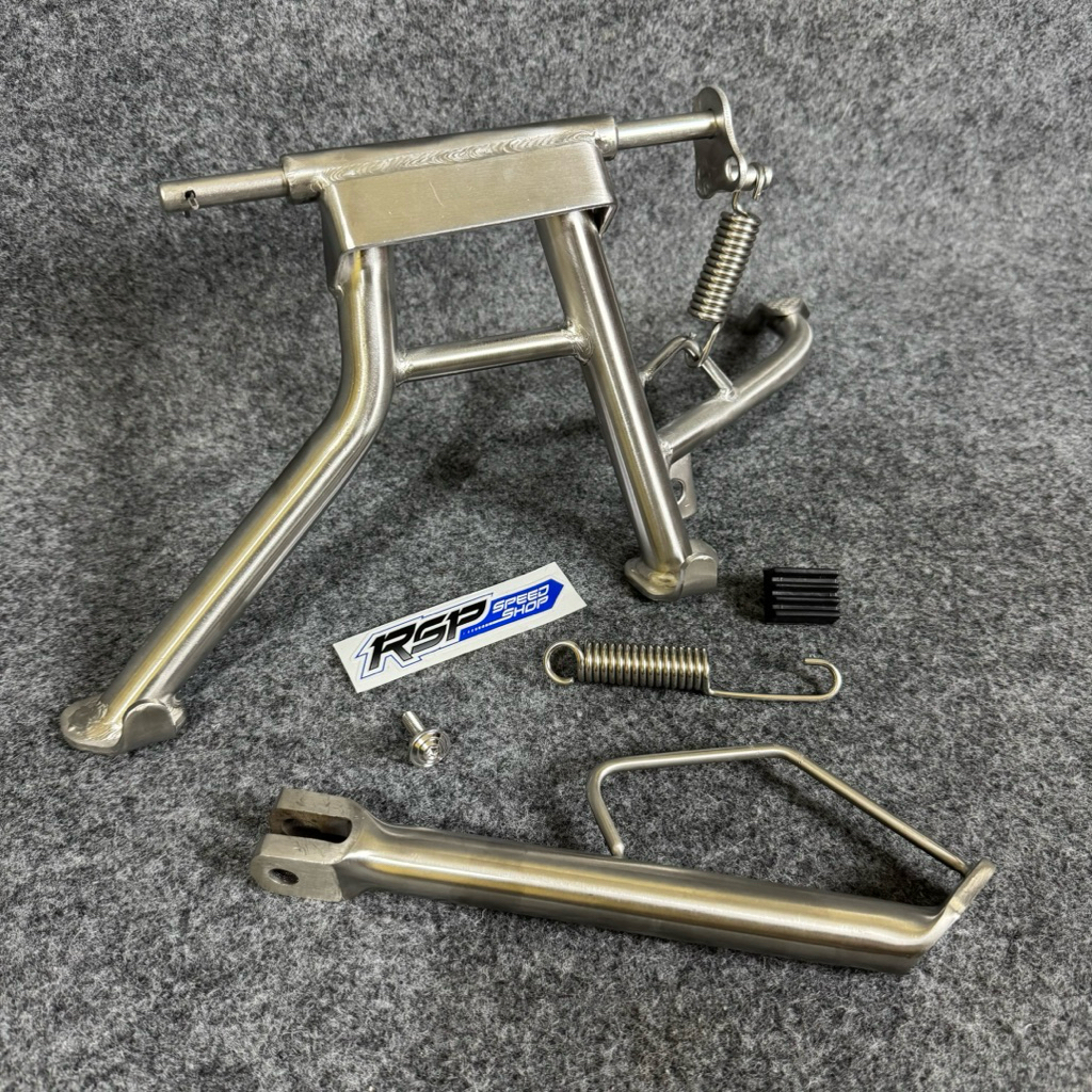 Standar dua dan Standar 1 Satu Set Inox 304 Steinless Honda Beat Scoopy Karbu injeksi Original Inox