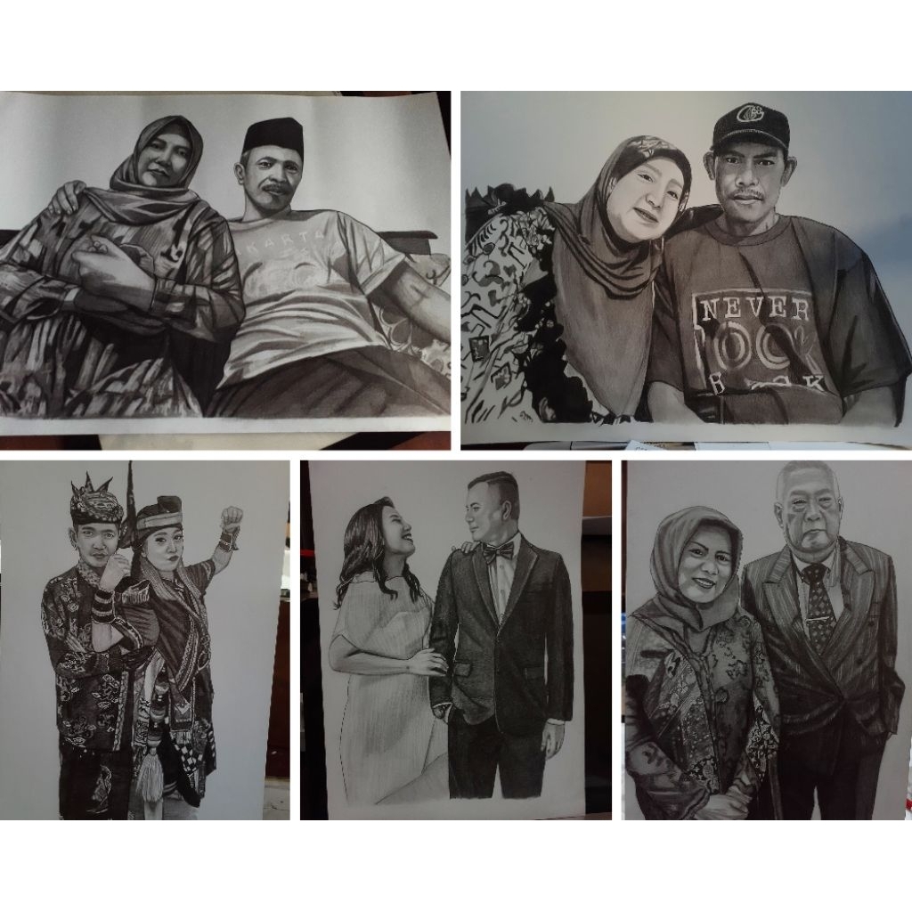 SKETSA 2 WAJAH MURAH KERTAS A5