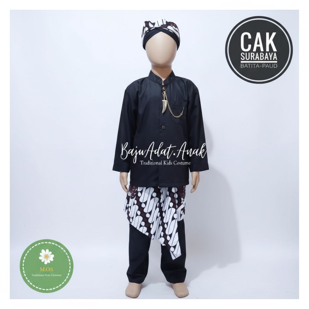 BASOFI SURABAYANAN ANAK LAKI-LAKI | BAJU STELAN CAK SUROBOYO | BAJU BASOFI CAK SURABAYA