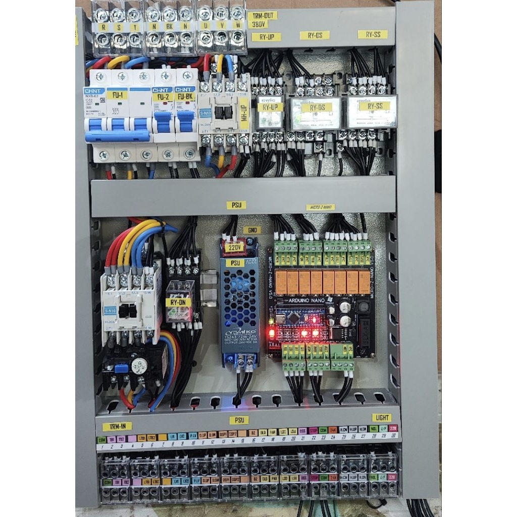 Elevator Kontrol Panel lift Barang Dumwaiter 3/4 lantai