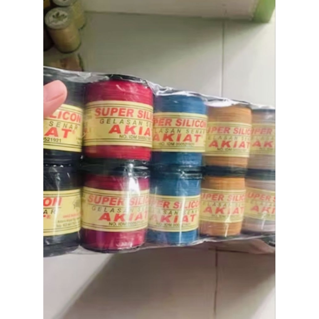 Gelasan asli Akiat 1200 yard Perpak isi 10klos
