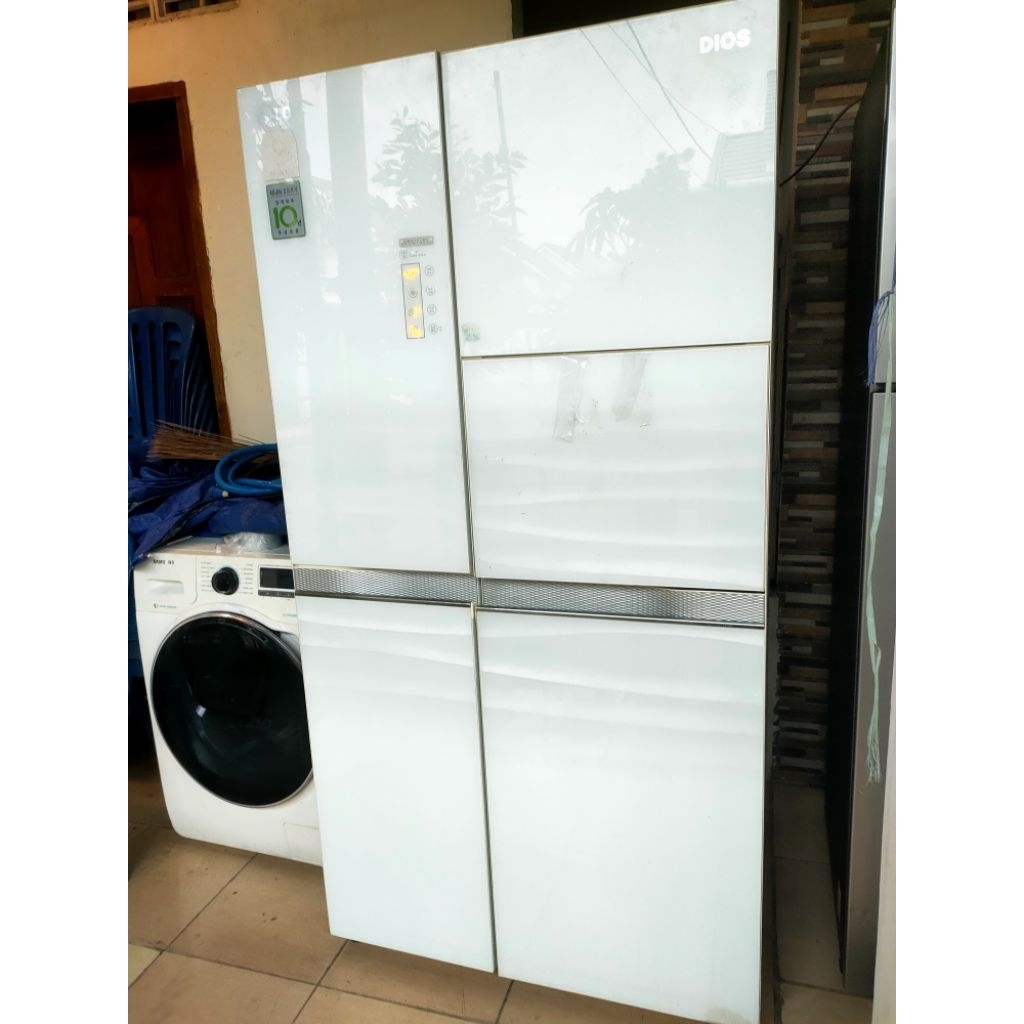 kulkas lg side by side second normal