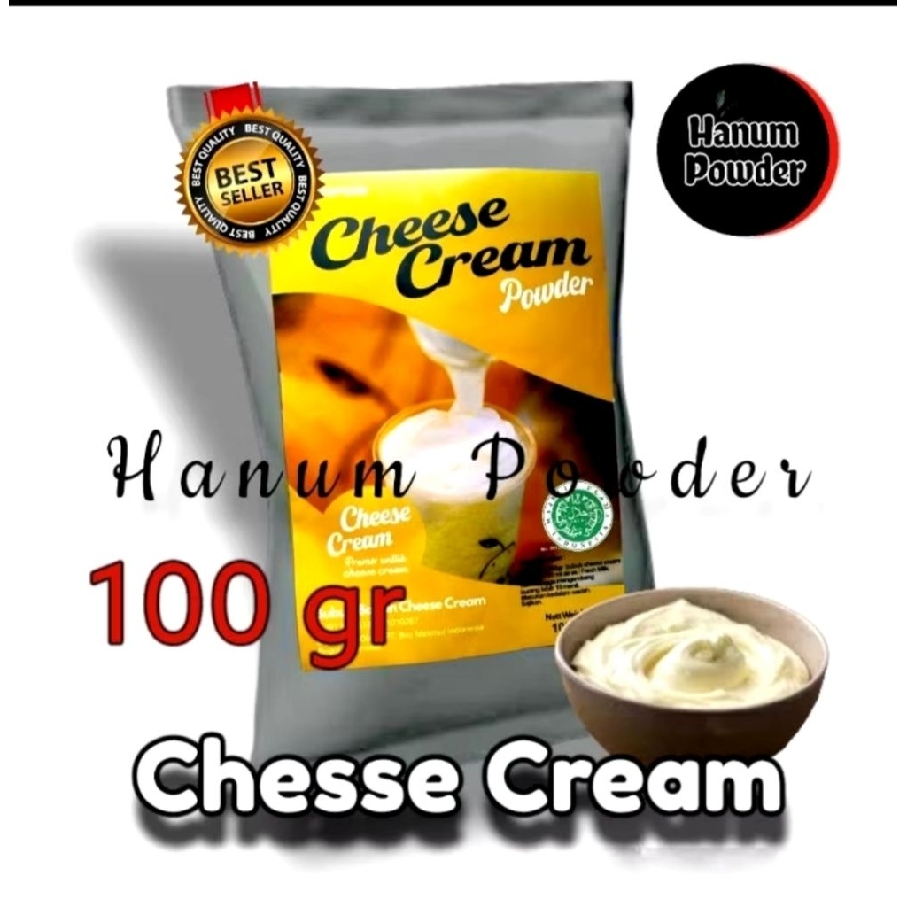 100gr BUBUK CHEESE CREAM / CHESSE CREAM/ BUBUK RASA KEJU / BUBUK MURAH / BUBUK KEJU MURAH / BUBUK KE