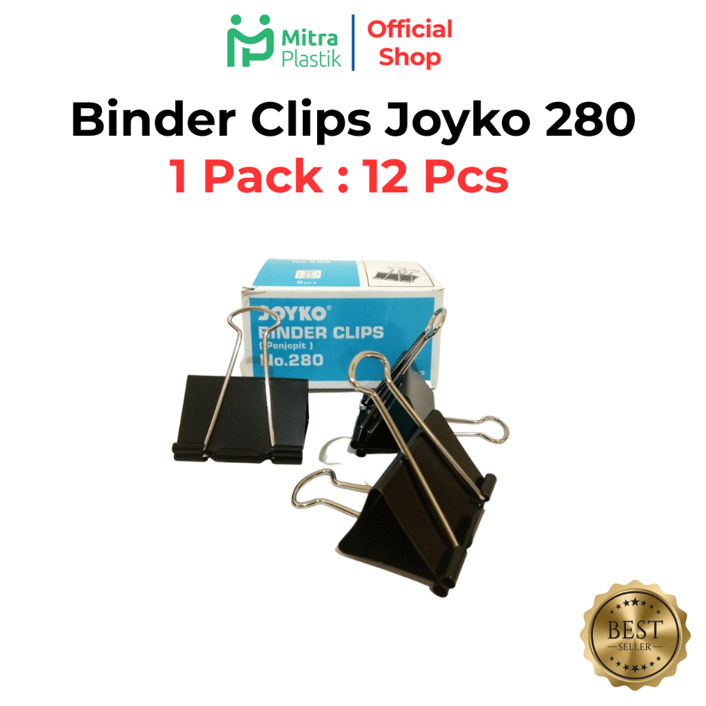 Binder Clips Joyko Binder Clips No 280 Penjepit Kertas Besar Paper Clip Besar Paper Clip Hitam