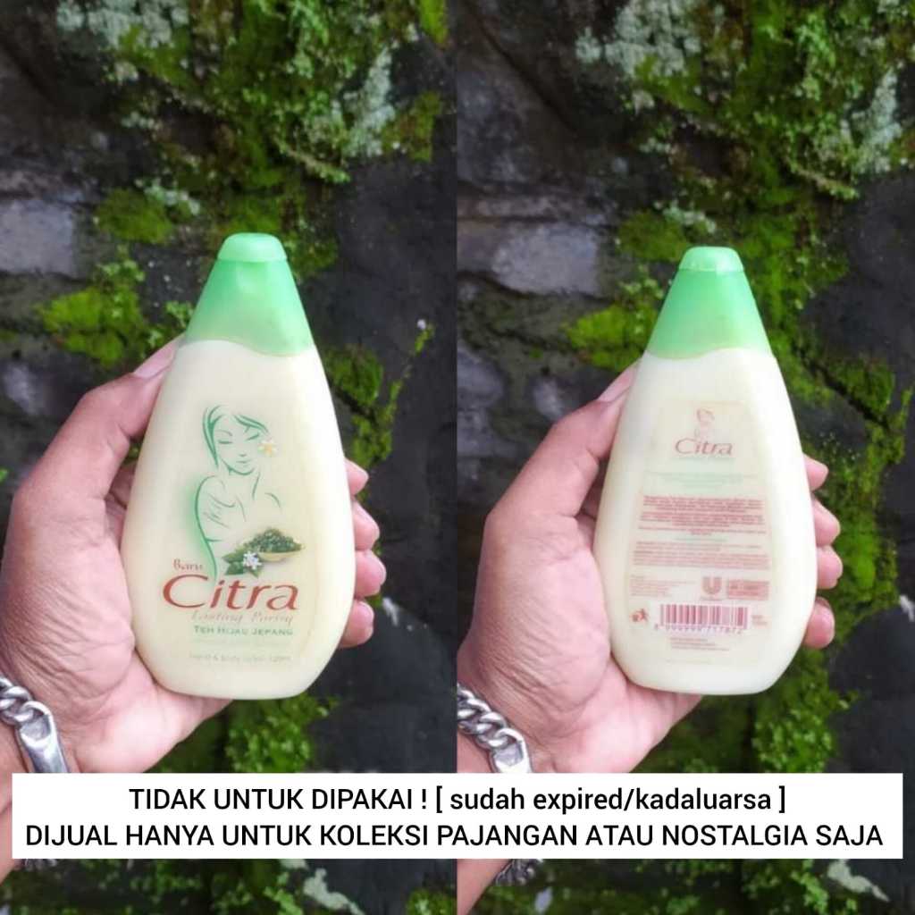 [ TIDAK UNTUK DIPAKAI ] KOLEKSI PRODUK JADUL CITRA TEH HIJAU JEPANG 120ML HANYA UNTUK PAJANGAN SAJA