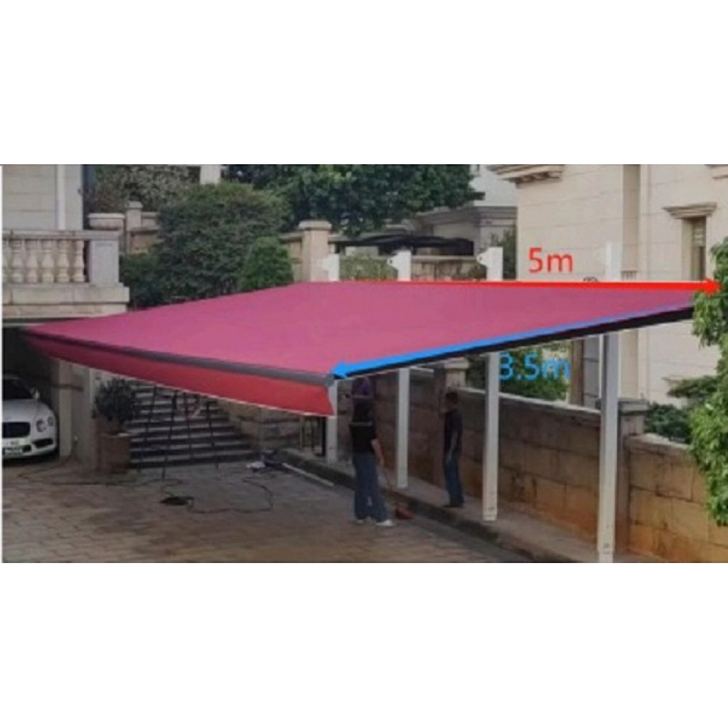 Ready Import Retractable Arm Awning Series Canopy / Kanopi Lipat / Tenda Outdoor Premium dengan desi