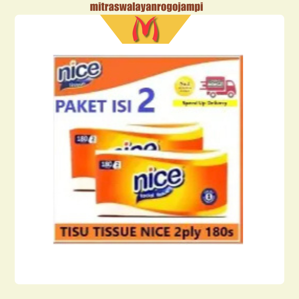 Tissue Wajah NICE 200 sheets 2 play