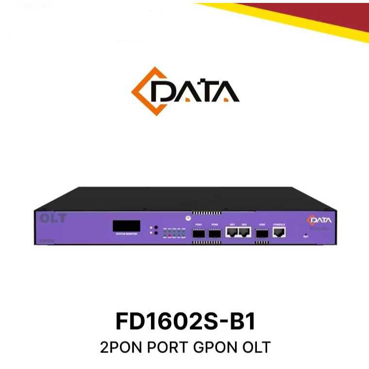 GPON OLT 2PON 2GE SFP+ 2-Port C-Data FD1602S-B1 Gpon - CTR