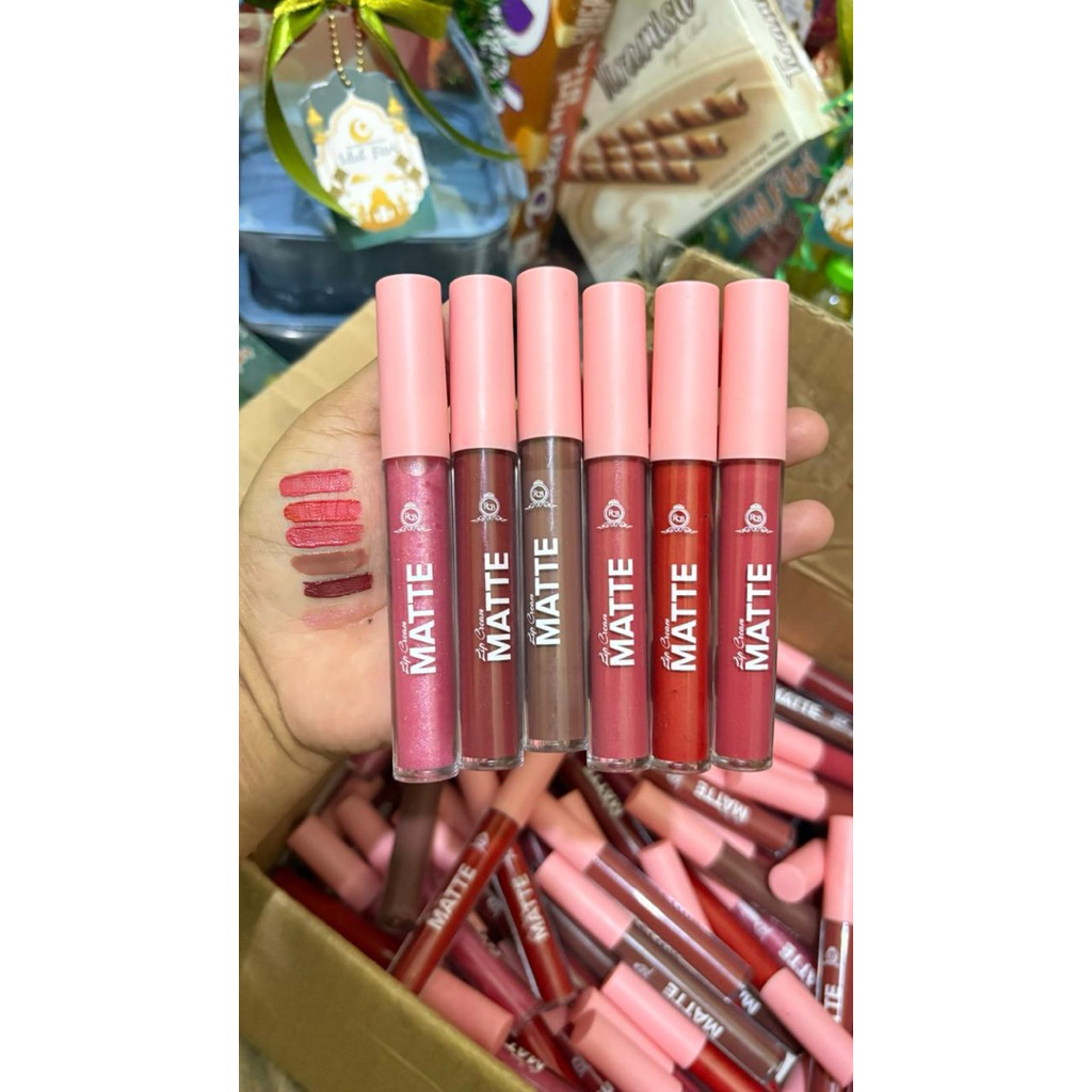lipcream matte RCB rijek kardus // YOU COULD TOUCH juicy jelly tint healty glow lips Korea shade #R7