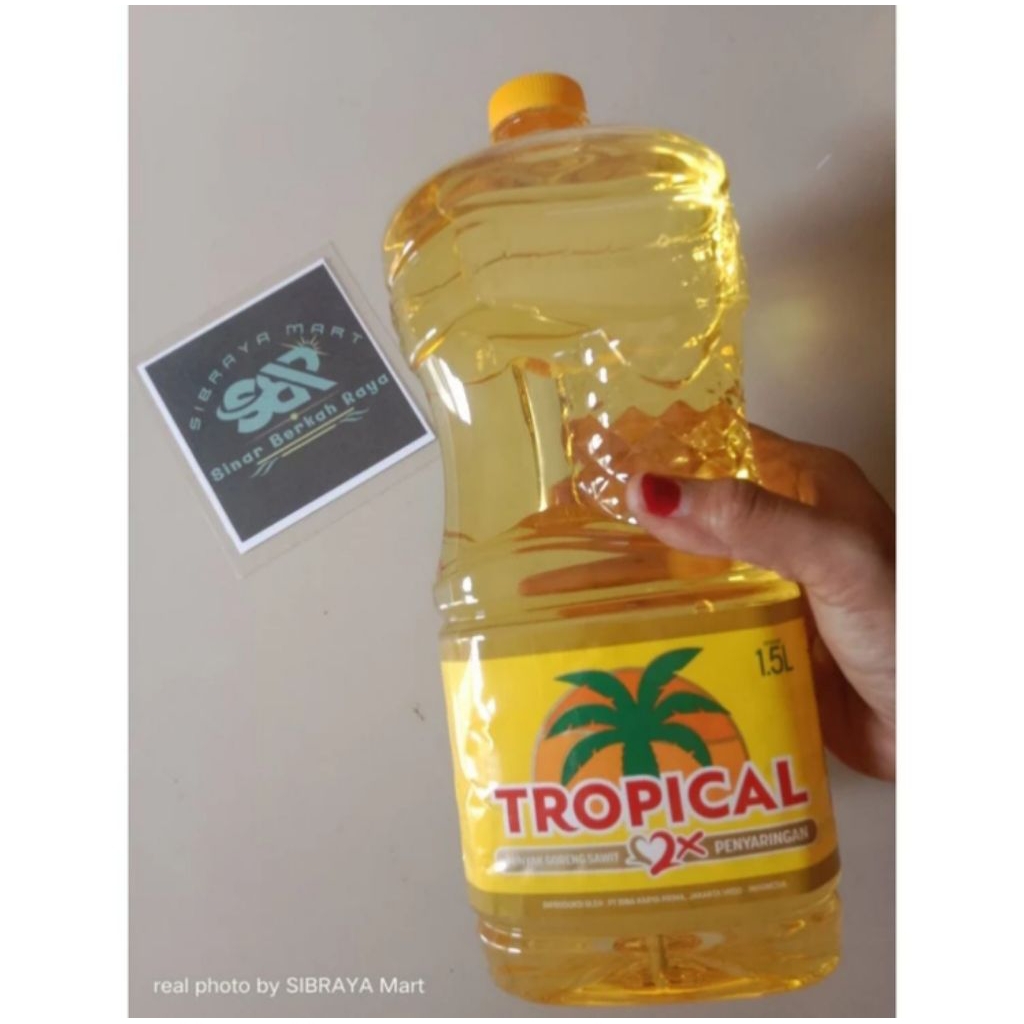 SBR Sembako | Minyak Goreng Tropical Botol 1,5 Liter | Tropical Minyak Goreng Botol 1,5 Liter