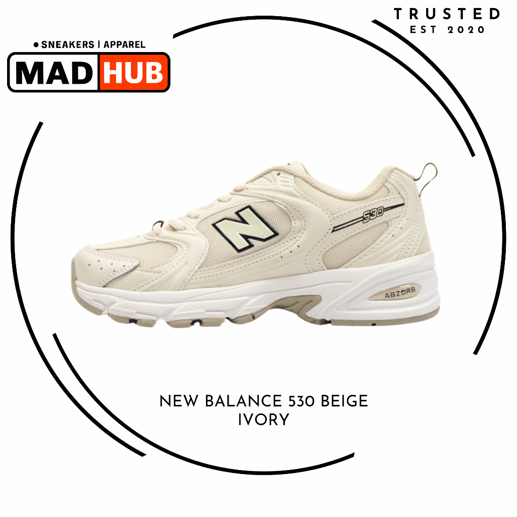Sepatu New Balance 530 Beige Ivory